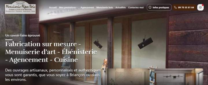 Atelier d’ébénisterie Briançon